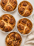 Organic Sourdough Cinnamon Rolls