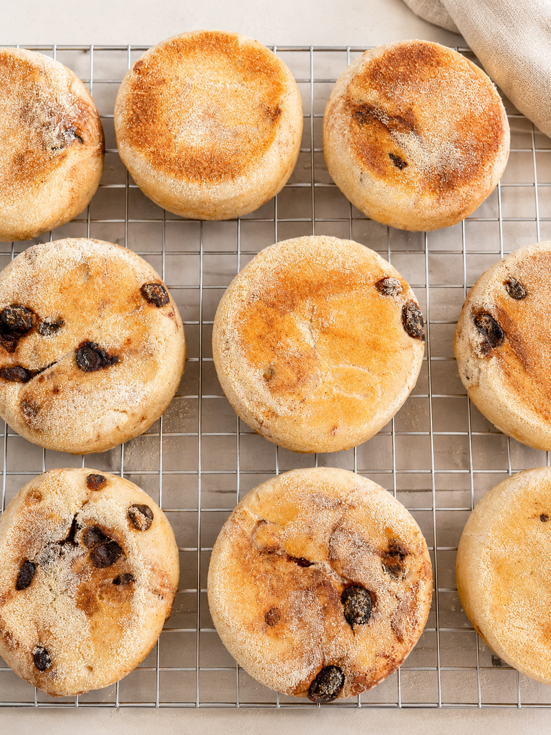 Organic Cinnamon Raisin English Muffins
